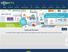 Tablet Screenshot of desiiptv.com